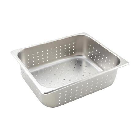 Winco 1/2 Size 4 in Perforated Steam Table Pan SPHP4